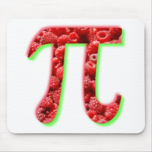 Raspberry and Pi symbol Mouse Mat
