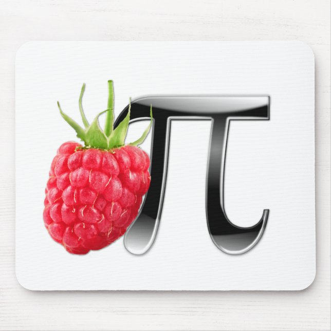 Raspberry and Pi symbol Mouse Mat (Front)