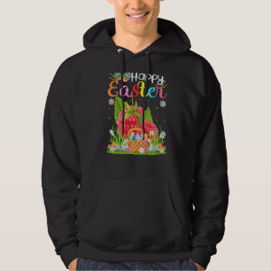 Raspberry Bunny Egg Hunting Funny Raspberry Happy Hoodie