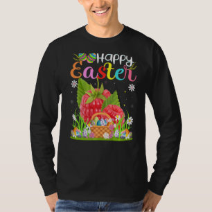 Raspberry Bunny Egg Hunting Funny Raspberry Happy T-Shirt