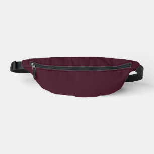 Raspberry Burgundy, Solid Burgundy Bum Bags