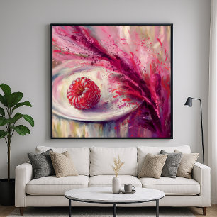 Raspberry Burst  Poster