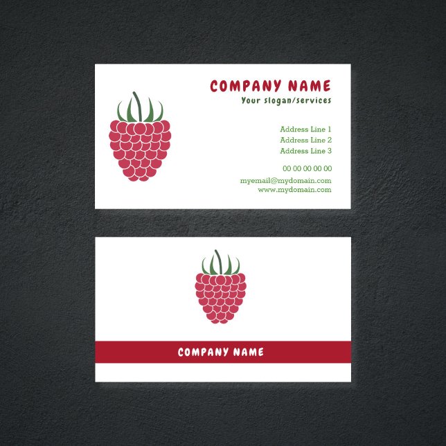 Raspberry Business Card (Raspberry Business Card)