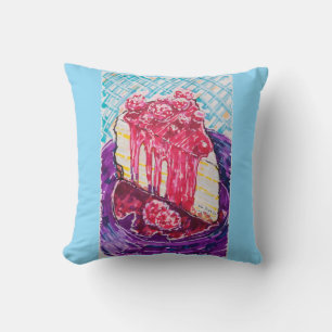 Raspberry Cake Cushion