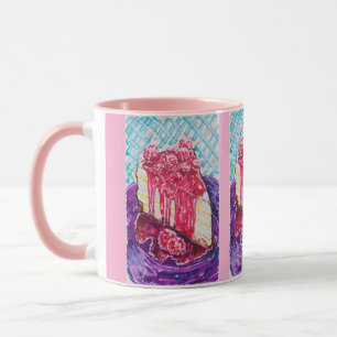 Raspberry Cake Mug