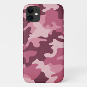 Raspberry Camouflage iPhone 11 Case