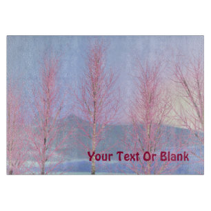 Raspberry Creme Birch Cutting Board