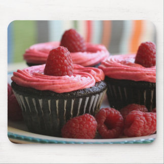 Raspberry Cupcakes Mouse Mat