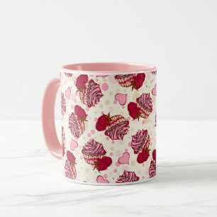 Raspberry Cupcakes Mug