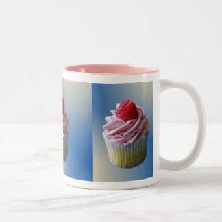 Raspberry Cupcakes Two-Tone Coffee Mug