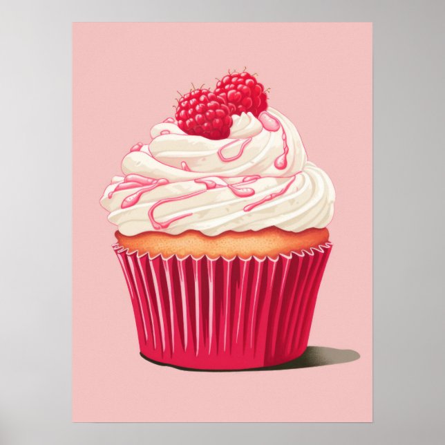 Raspberry Elegance Treat Poster (Front)