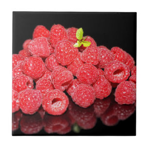 raspberry, food, fruit, berry, ripe, fresh, tile