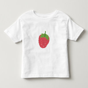 Raspberry Fruit Design Toddler T-Shirt