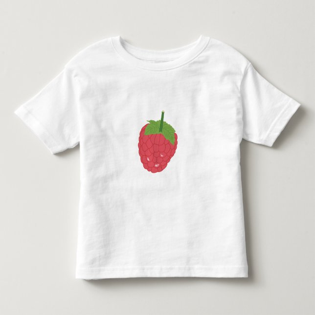 Raspberry Fruit Design Toddler T-Shirt (Front)