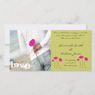 Raspberry Gerbers on Lime Save The Date