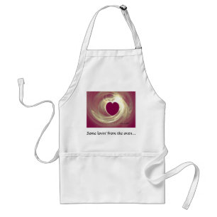 Raspberry Heart Standard Apron
