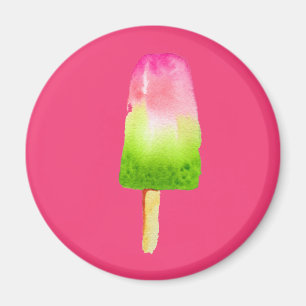 Raspberry ice-block pop art popsicle Summer Magnet