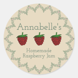 Raspberry Jam Classic Round Sticker