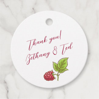 Raspberry Jam Favour Tag