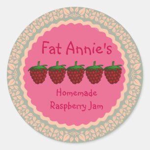 Raspberry Jam Label