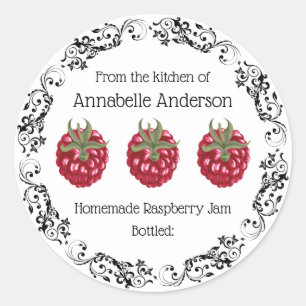 Raspberry Jam Label Personalise