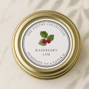 RASPBERRY Jam Labels, Jar Labels, Pantry Labels 