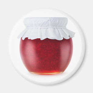 Raspberry jam magnet