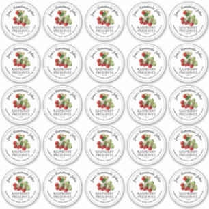 Raspberry Jelly 2.5" Wide Mouth Mason Jar Lid 