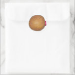 Raspberry Jelly Doughnut Doughnut Sufganiyah Hanuk Classic Round Sticker<br><div class="desc">Stickers feature an original marker illustration of a raspberry-filled jelly doughnut. Perfect for your favourite breakfast fanatic!

This foodie illustration is also available on other products. Don't see what you're looking for? Need help with customisation? Contact Rebecca to have something designed just for you.</div>