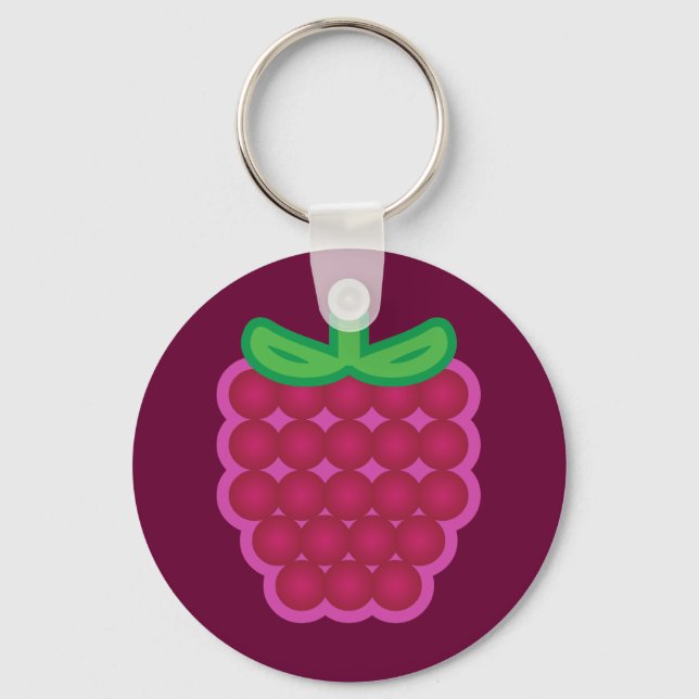 Raspberry Key Ring (Front)