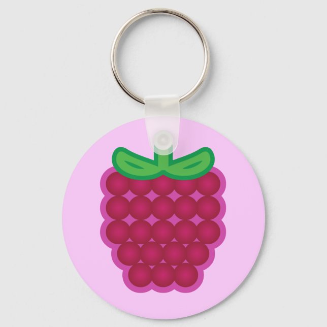 Raspberry Key Ring (Front)