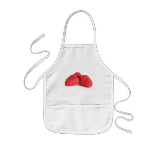 Raspberry Kids Apron