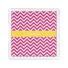 Raspberry Lg Chevron Pineapple Name Monogram