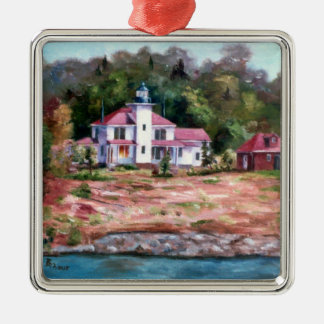 Raspberry Lighthouse Metal Tree Decoration