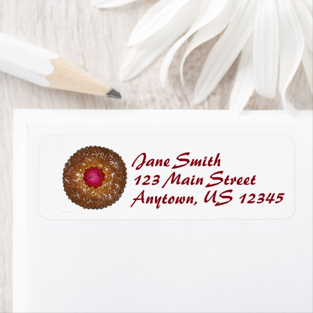 Raspberry Linzer Torte Christmas Cookie Holiday (Insitu)