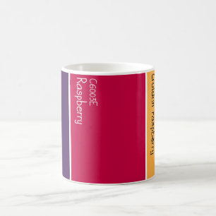 Raspberry Paint Palette Paint Chips Coffee Mug