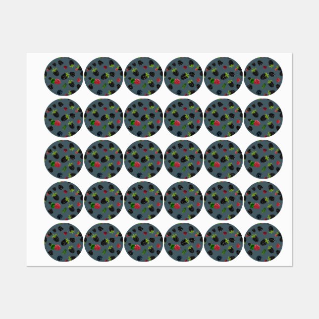 Raspberry Pattern 2 (Sheet)