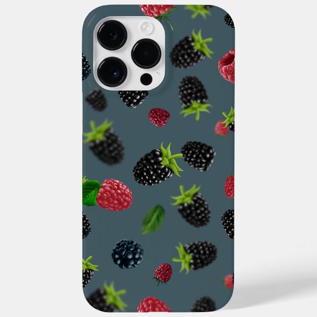 Raspberry Pattern 2 Case-Mate iPhone Case (Back)