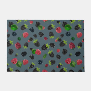 Raspberry Pattern 2 Doormat