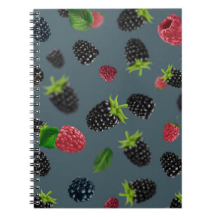 Raspberry Pattern 2 Notebook
