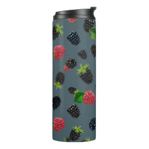 Raspberry Pattern 2 Thermal Tumbler