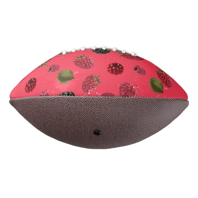 Raspberry Pattern American Football (Rotated 270)