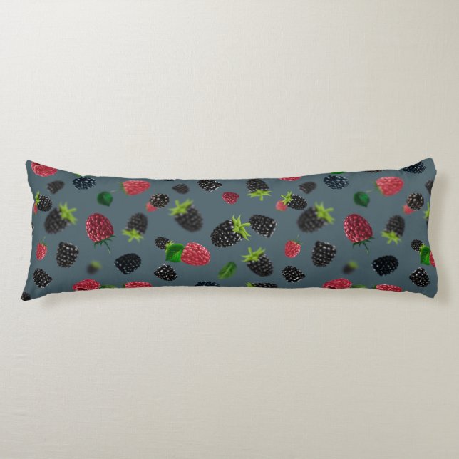 Raspberry Pattern Body Cushion (Front)