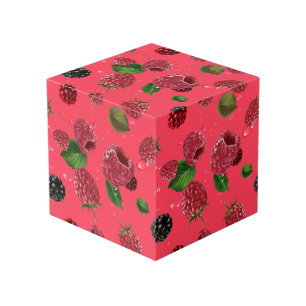 Raspberry Pattern Cube