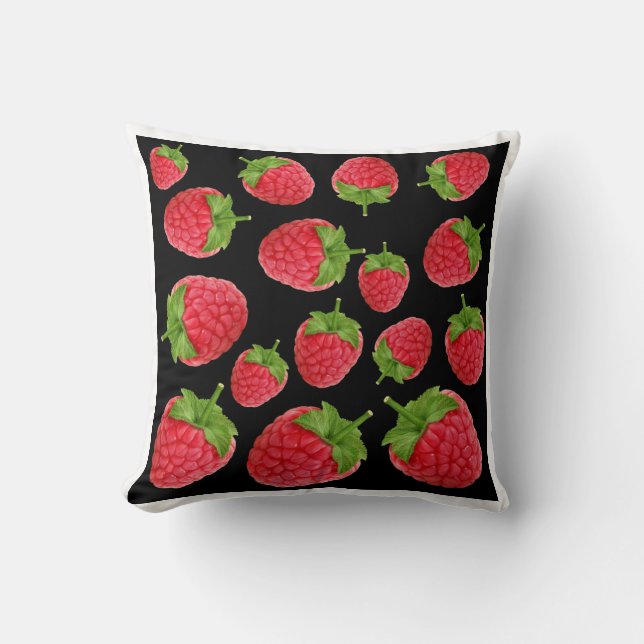 Raspberry pattern cushion (Front)