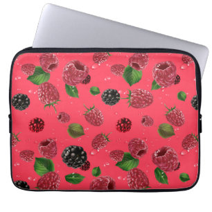 Raspberry Pattern Laptop Sleeve