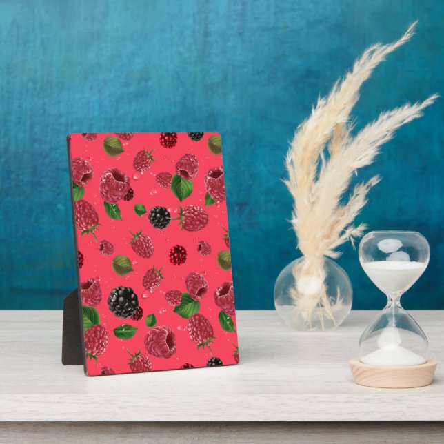 Raspberry Pattern Plaque (Side)