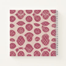 Raspberry Pink Geometric Circle