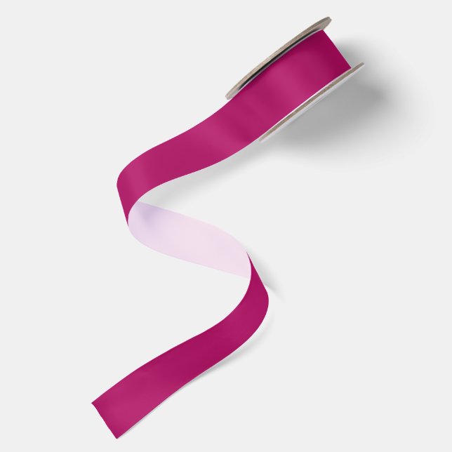 Raspberry Pink Solid Colour Satin Ribbon (Front+Back)