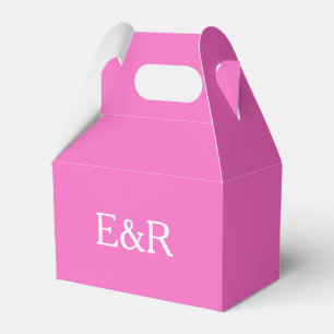 Raspberry Pink Sorbet Ice Cream Gelato Ice Favour Box